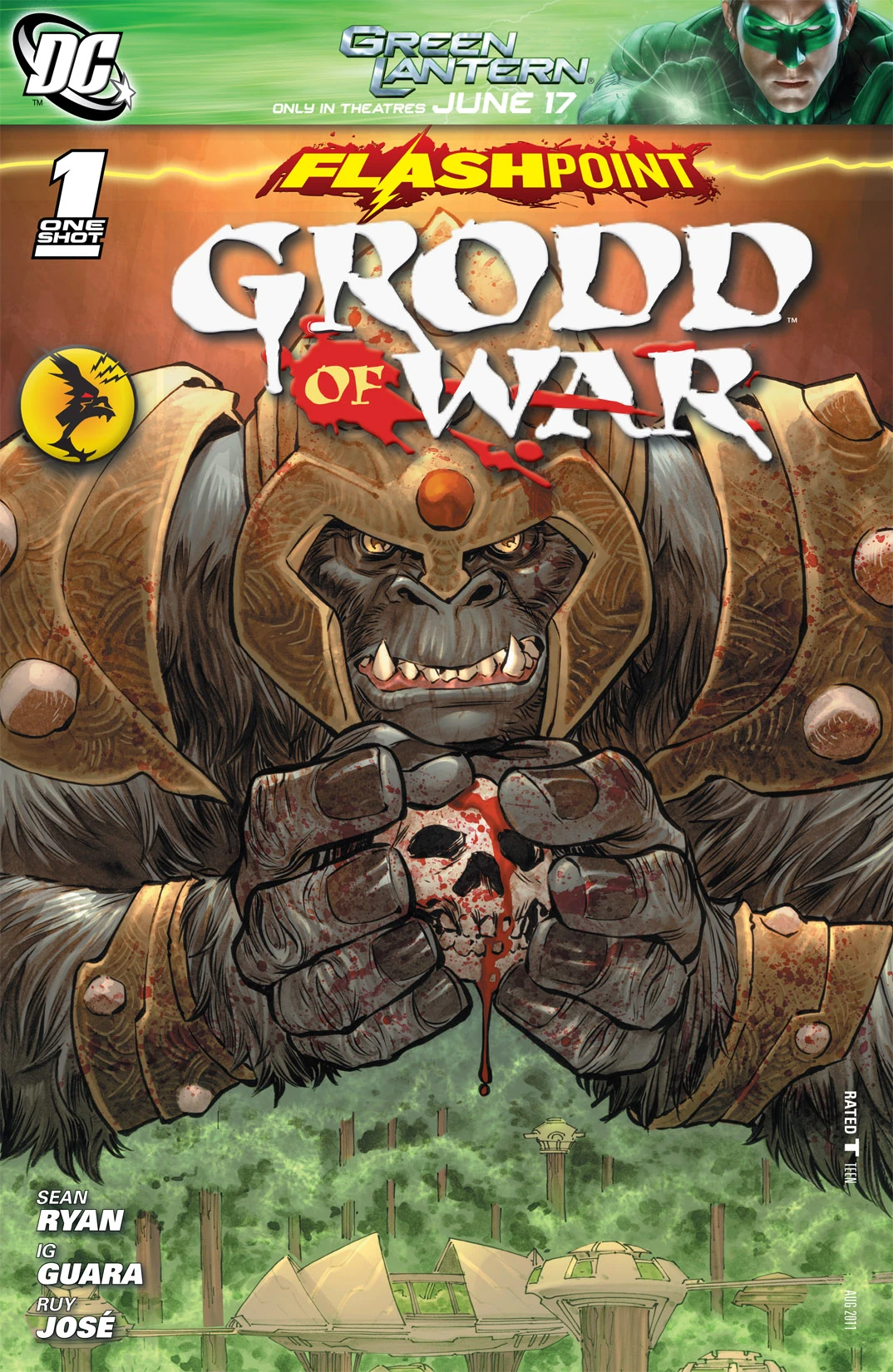 Flashpoint: Grodd of War #1 (DC, 2011 — Cover A) cover